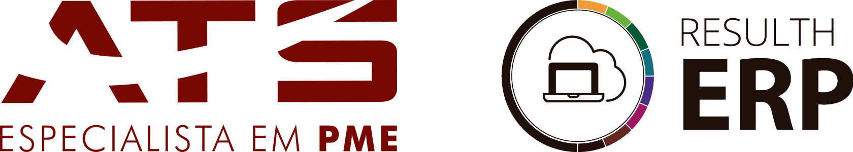 Logomarca ATS Informática com solução ERP